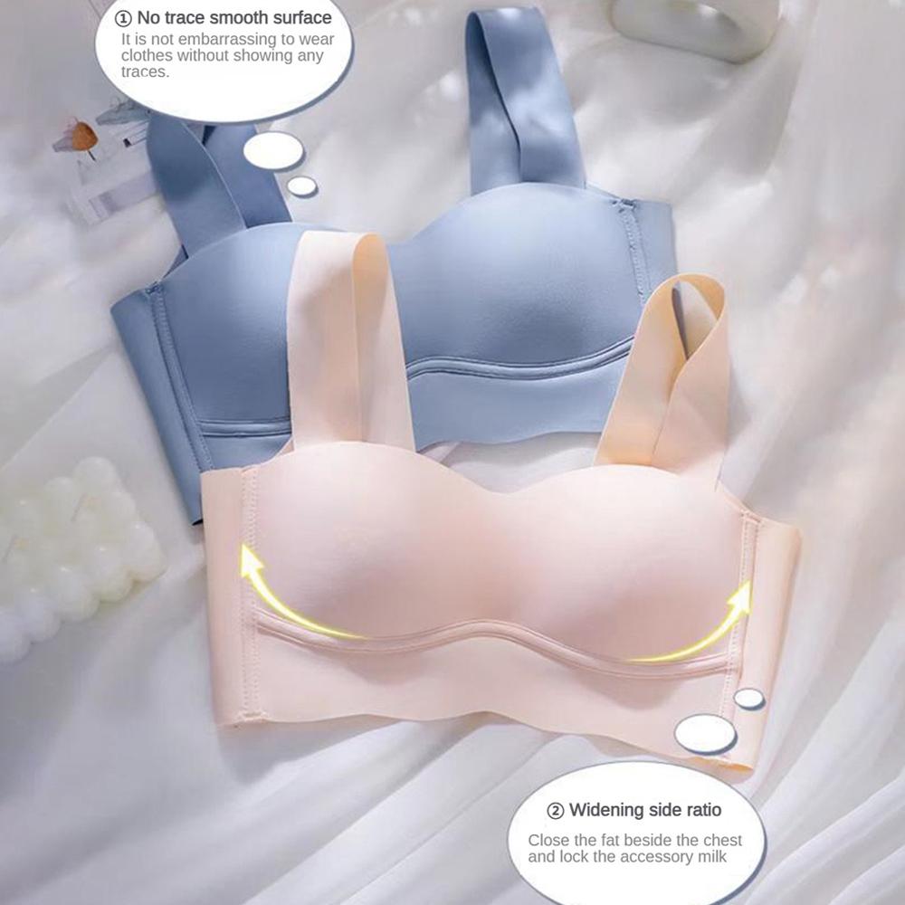 Áo ngực liền nữ mềm đồ lót nâng Bralette không dây thu thập Comfort vô hình brassiere không có dấu vết hàng đầu đồ lót đơn giản