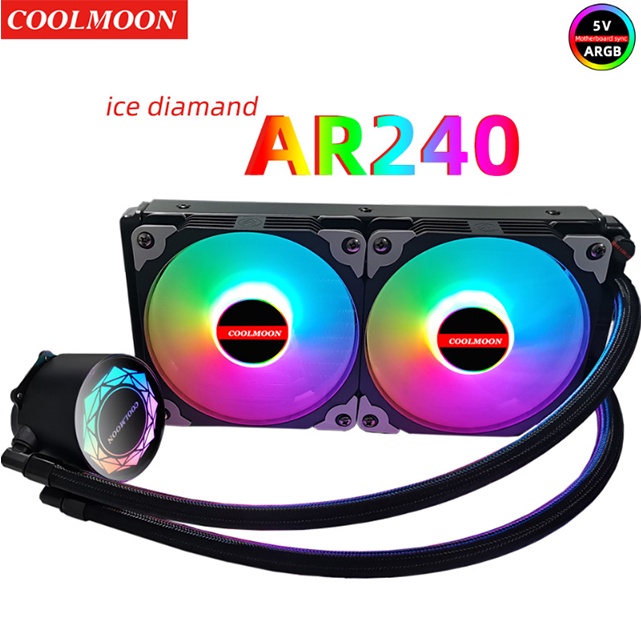 Tản AIO Cooler AR 240 RGB 2 Fan Black