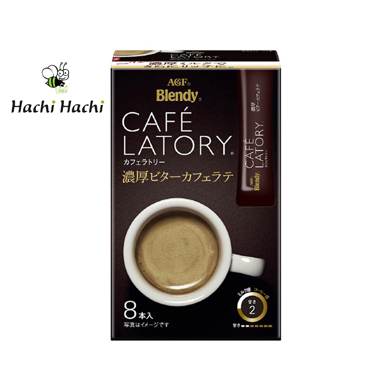 Cà phê Latte Blendy đậm đà 72g 9gx8 gói - Hachi Hachi Japan Shop