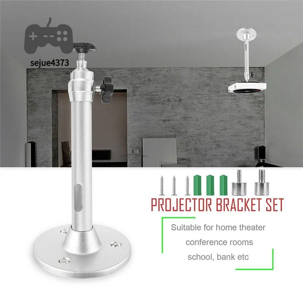 SEJUE4373 Có thể điều chỉnh Giá đỡ máy chiếu trần Xoay 360 độ Xây dựng bằng kim loại Giá đỡ camera DV Bền bỉ Khả năng chịu tải lớn Giá treo máy chiếu gắn tường Giá treo trần