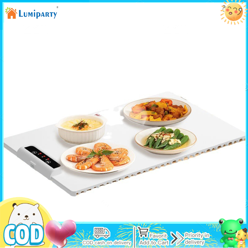 Electric Warming Tray With Adjustable Temperature Foldable Fast Heating Electric Warming Hot Plate For Buffets Family Gatherings ราคา 987 บาท*ส่งฟรี