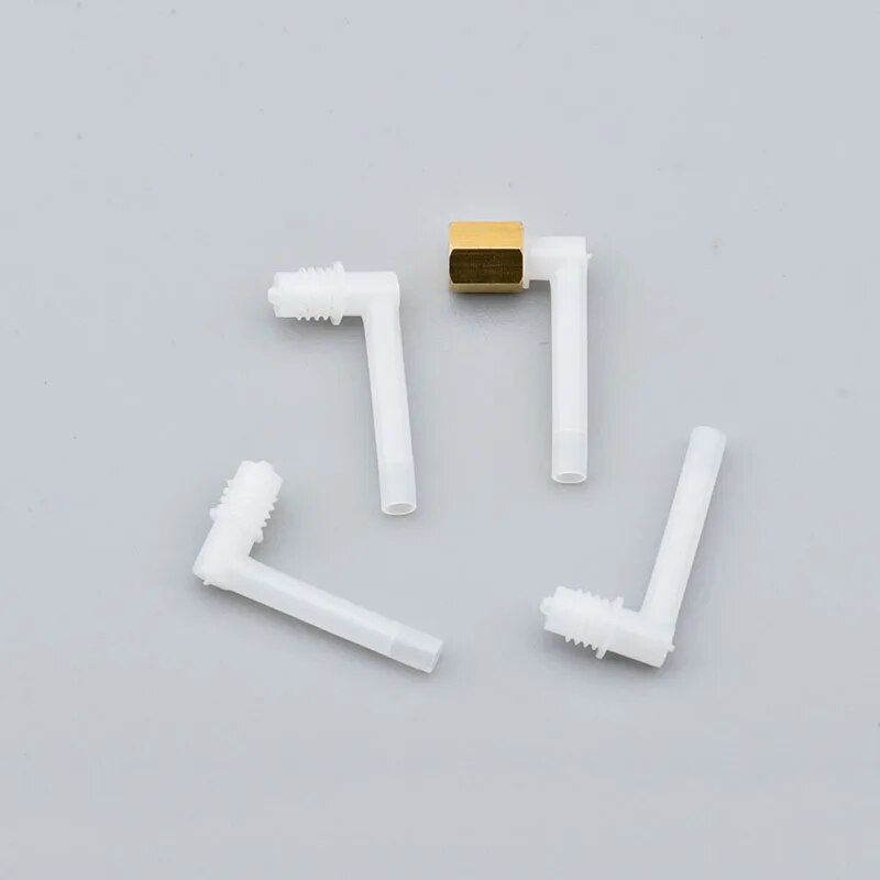 【Get the Perfect Fit】 10pcs 7800 L Shape Ink Connector With Copper Screw For Epson 7800 7880 9800 9880 7400 7450 9400 9450 Ink Connector
