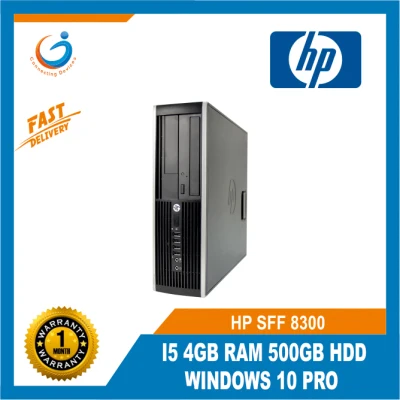 HP SFF 8300 /I5/4GB RAM/500GB HDD/WINDOWS 10 PRO LIMITED OFFER OFFER