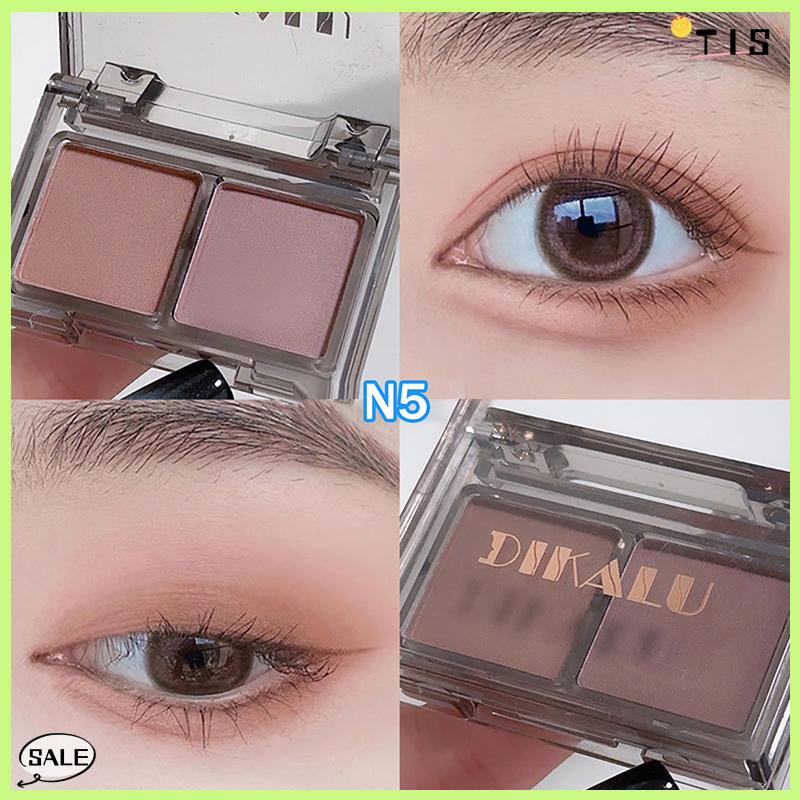 Follow Get New【TIS】 Dikalu tối đêm đen Eyeshadow Palette long lanh Matte Pearlescent ánh sáng lung linh Shinny mắt sắc tố Eyeshadow Hàn Quốc mỹ phẩm trang điểm - 6