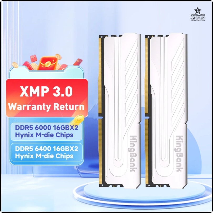 Kingbank Ddr5 Ram 6400Mhz Cl32 Hynix Soarblade Rgb Memory Stick