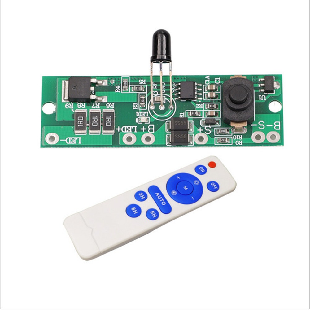 Hozzby Bảng điều khiển đèn đường năng lượng mặt trời 3.2V/3.7V tự động điều khiển từ xa giảm công suất [Hàng có sẵn]