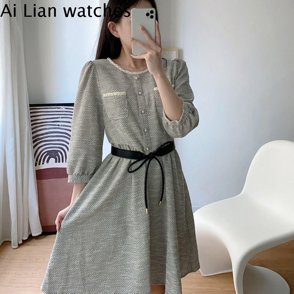 AI LIAN Hẹp Dây đeo hông nữ Thắt lưng Nơ Thắt lưng Retro Cổ điển Dây đeo thắt lưng Thắt lưng buộc dây Phụ nữ