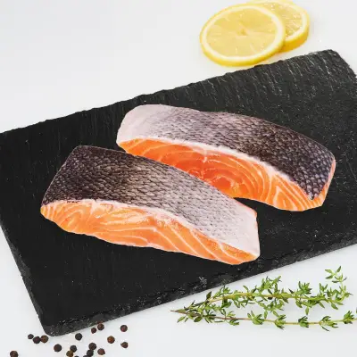 Song Fish Premium Grade Salmon Fillet Skin On Fresh Seafood