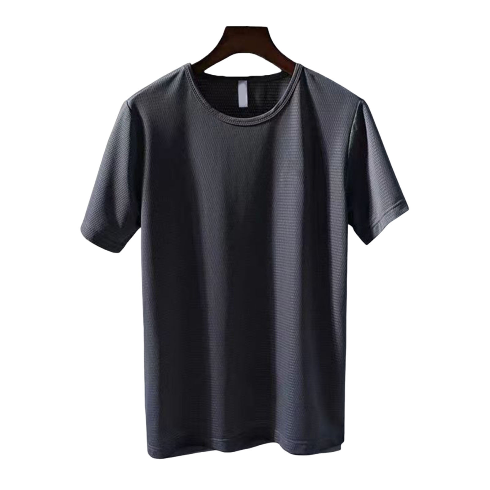 【Stock】 Men Mesh T-shirt Lightweight Breathable Top Men's Lightweight Quick-dry Mesh T-shirt Breathable Loose Fit Sports Tee for Gym Outdoor Workout Casual Summer Wear – Perfect for Hot Humid Climate - 2
