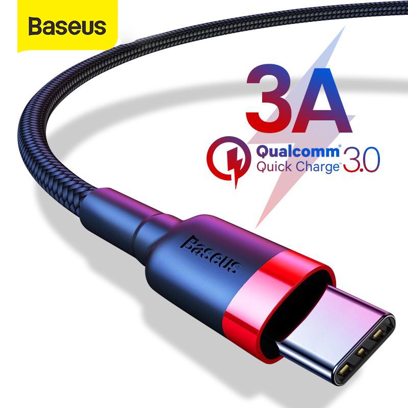 Cáp 3A cafule Type C Baseus Kevlar USB Type C- HSHOP- HSHOP365 HSHOP365HN