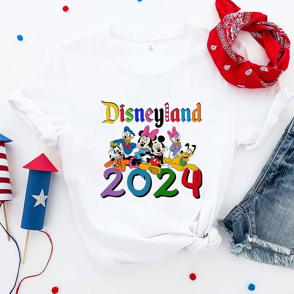 Family Disneyland Vacation 2024,disney World Shirt Mickey Mouse