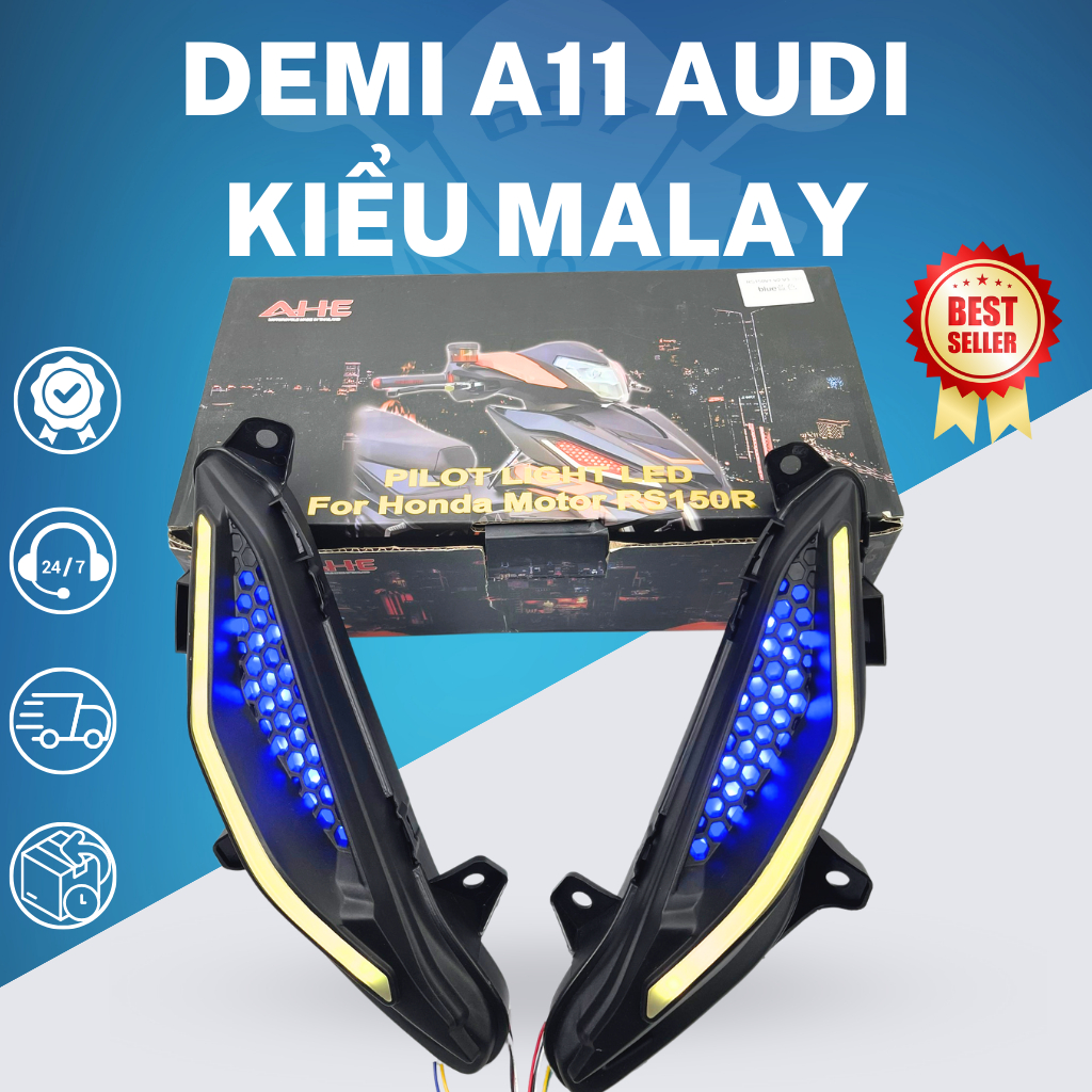 Demi A11 lưới audi kiểu Malays gắn Winner V1, Ex2010, Ex135. Chỉnh hiệu ứng remote BH 6 tháng