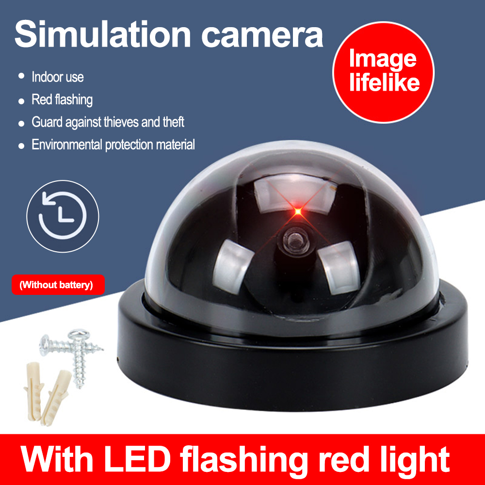 【Bestseller Alert】 Wireless Security Surveillance Cctv Dome Camera With One Red Led Realistic Look F