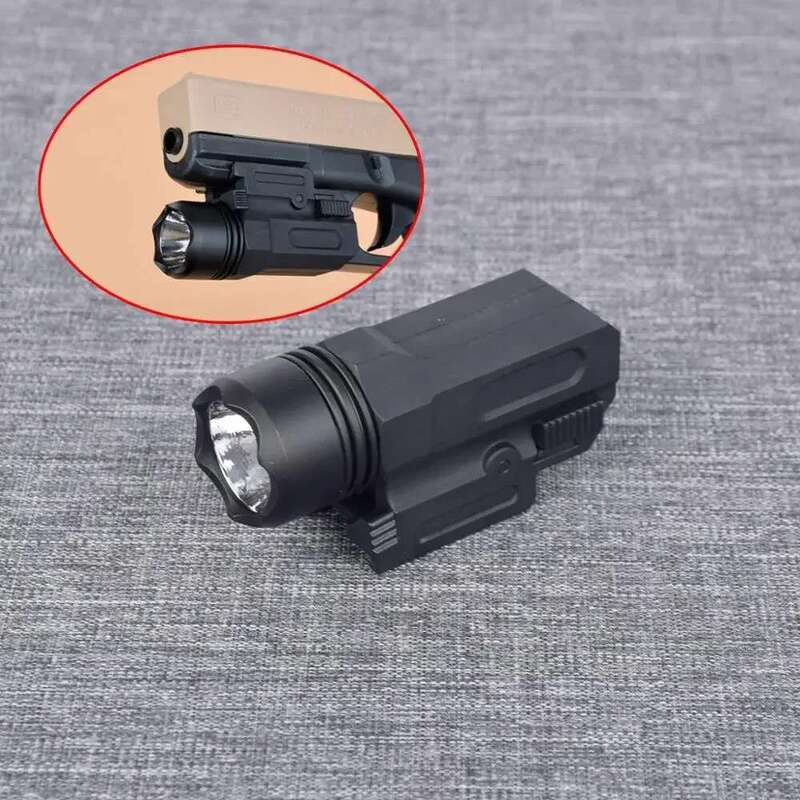 770 Chiến Thuật Nylon LED Handgun Đèn Pin Torch Cho Glock 17 19 1911 CZ-75 Súng Súng Lanterna Airsof