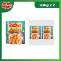 TODAYS Fruit Cocktail 836g x2 (save 190 grams!)