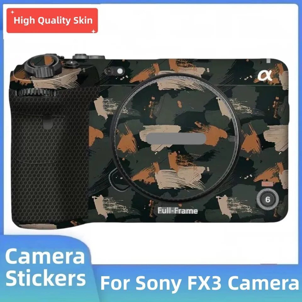 For Sony FX3 Decal Skin Vinyl Wrap Film Protective Sticker Cinema Line