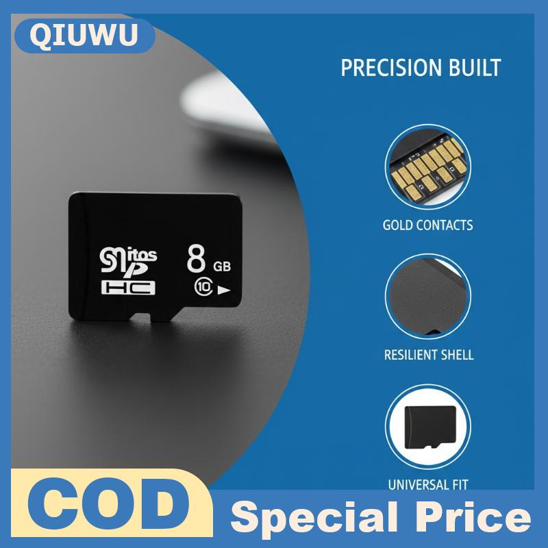 Qiuwu Mitos Micro Sd Card High Capacity High Speed Transfer for Phones Cameras Drones ราคา 121 บาท*ส่งฟรี