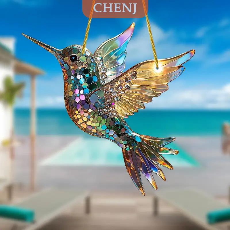 [COD] CHENJ Yifare Spirit Birds, นก sheremart, เครื่องจับนกอะคริลิค, เครื่องประดับนกสำหรับต้นคริสต์มาส, Suncatcher นกฮัมมิงเบิร์ด ราคา 56 บาท*ส่งฟรี