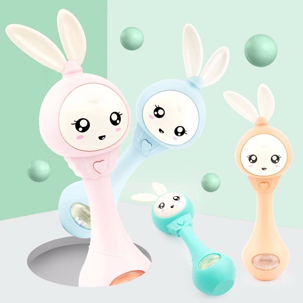 CROSKI Light Infant Cot Bell Hand Bell Rabbit Bell Early Learning Toys