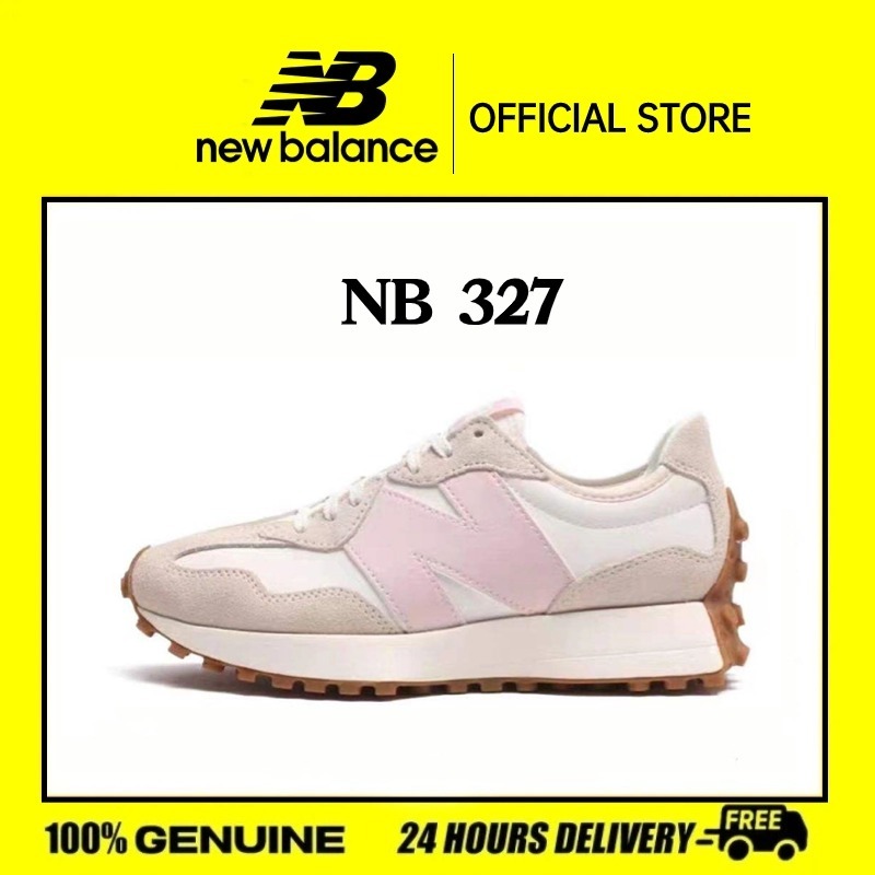 New Balance 327 Series Sneakers White Grey Pink Shoes NB327 for Women Size-next day delivery