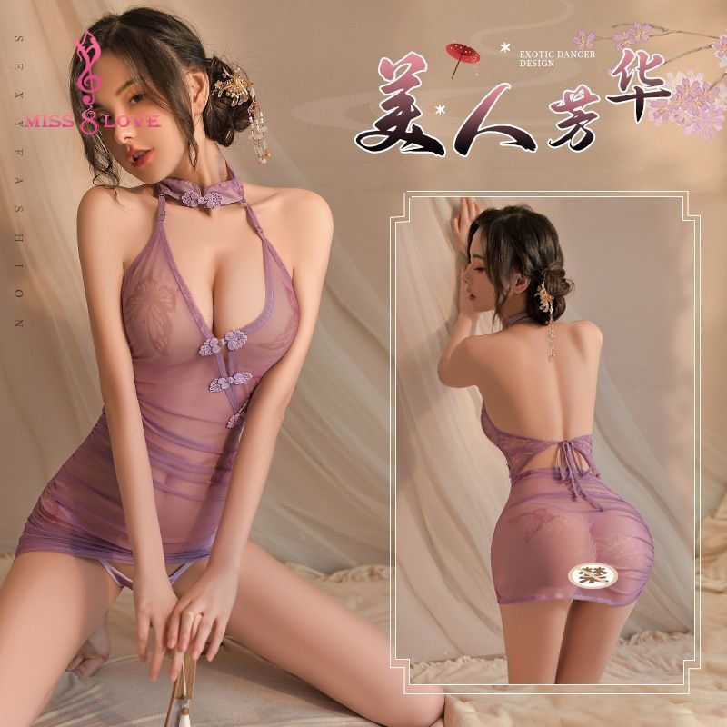 MISS8LOVE set đồ nữ đẹ sexy đồ lót sexy đồ ngủ sexy váy Váy treo  Sexy Phụ nữ Sling Dress Nữ gợi cảm