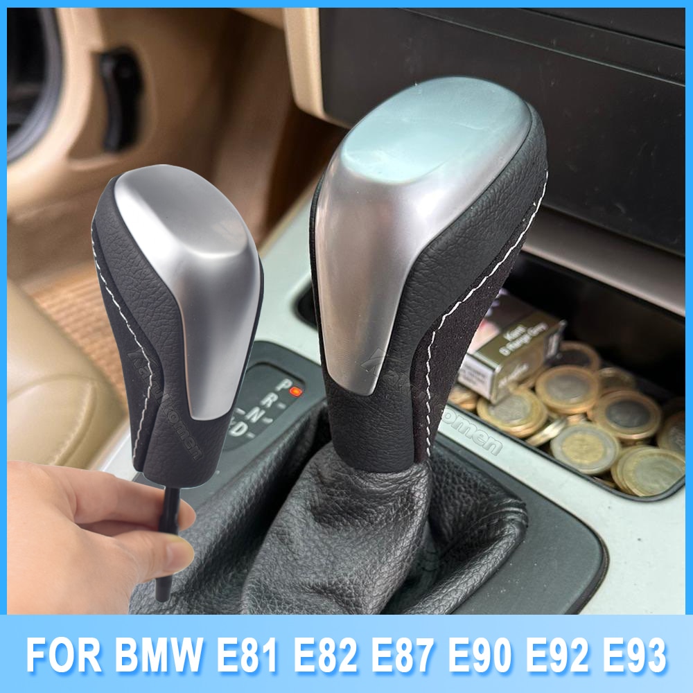 Tự động xe hộp số xử lý núm cần sang số đầu cần số cho bmw e39 e46 e53 e60 e61 e63 e64 e83 e81 e82 e87 e90 e91 e92