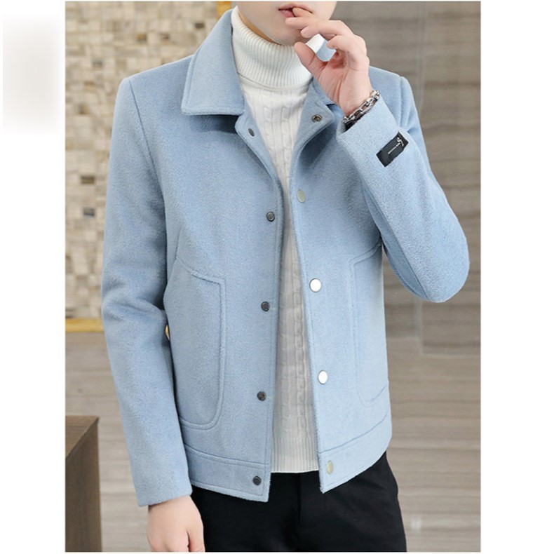 Áo khoác dạ nam dáng ngắn hàn quốc mới NAD107