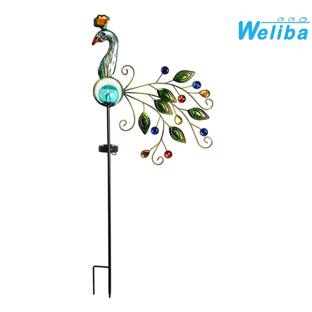 【BEAUROOM】 Solar Garden Light with Metal Peacock Design Outdoor Decorative Pile Light [good day][New product release] ราคา 3,179 บาท*ส่งฟรี