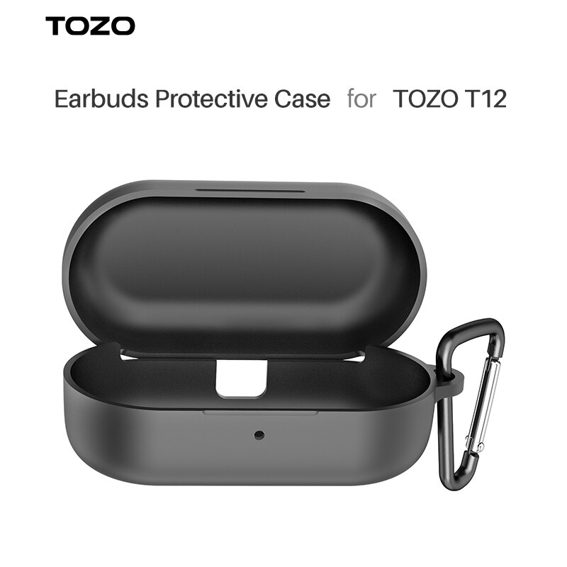 TOZO T12 Protective Silicone Case Shockproof Soft Skin Cover for Earbuds