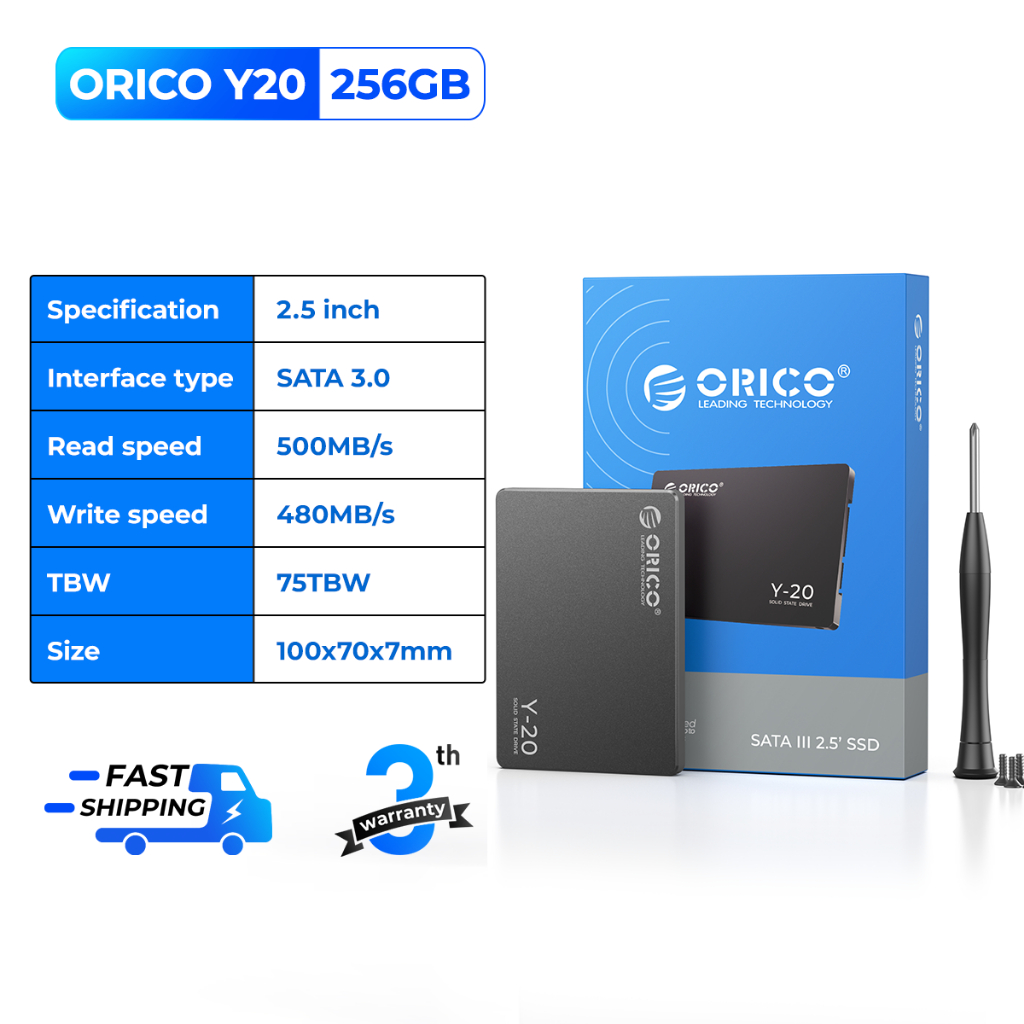 Orico S500 SSD 2.5 SATA3.0 120GB 128GB 240GB 256GB Ổ cứng thể rắn (ORICO-S500)