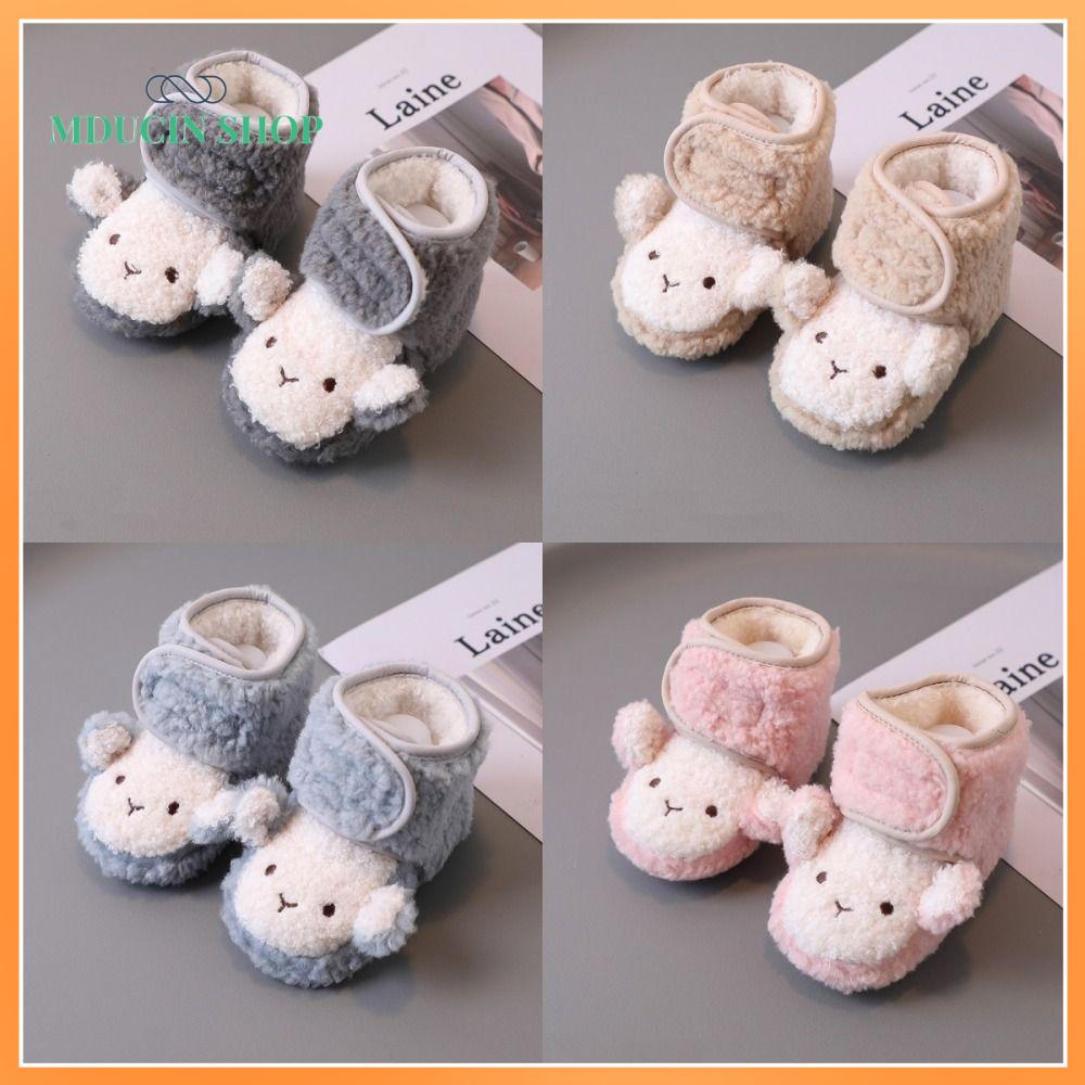 MDUCIN SHOP Khỉ dễ thương Giày sơ sinh Đôi dép Đồ nhồi bông Giày tuyết Thường ngày Giày cho trẻ sơ sinh Trẻ sơ sinh, bé gái, bé trai Cô gái, chàng trai
