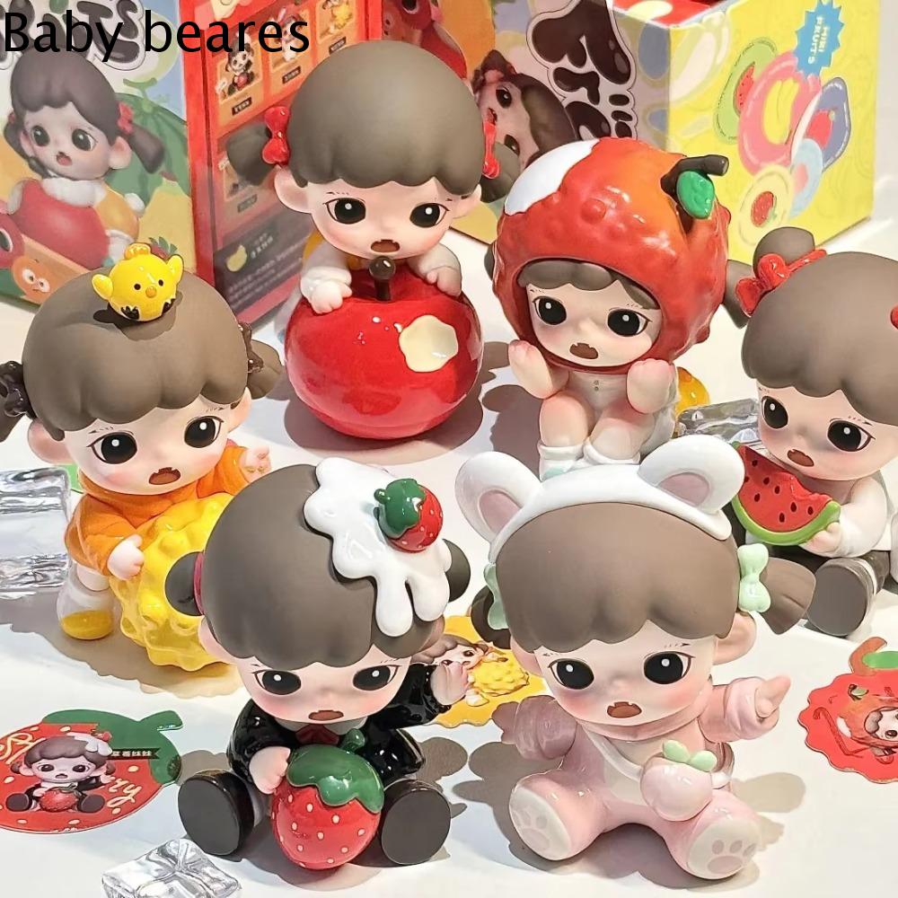 BABY Sưu tập Mô hình zoraa cho bé Dễ thương I Love Fruits Series Búp bê zoraa cho bé Mô hình anime H