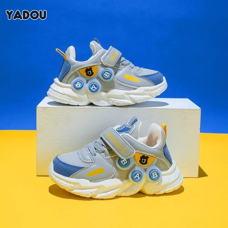 YADOU children s sneakers New boys breathable mesh running shoes girls