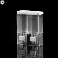 500ml Transparent Soap Dispenser Wall Mounted Double Head Bathroom Sanitizer Shampoo Shower Gel Container