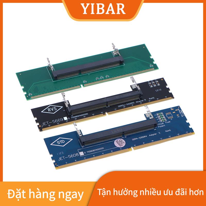 YIBAR MAOHONG DDR3 DDR4 DDR5 máy tính xách tay SO-DIMM để máy tính để bàn chuyển đổi thẻ chuyển đổi Bộ nhớ RAM kết nối bộ chuyển đổi Giá 113,230 Đồng*Miễn phí vận chuyển