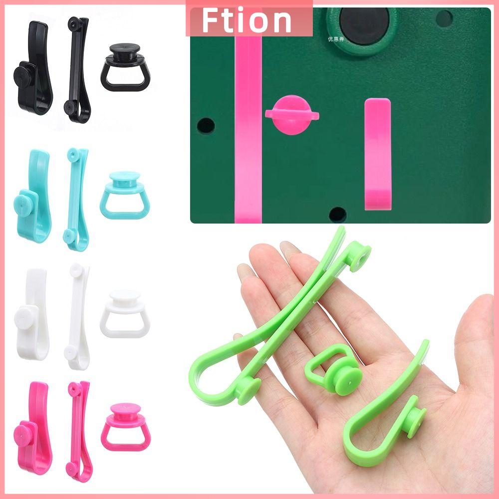 FTION 3Pcs/Set Nút Phụ Kiện Móc Túi Túi đựng đồ Nhựa Móc treo túi Chất lượng cao Kẹp túi xách Móc túi bogg Túi bogg
