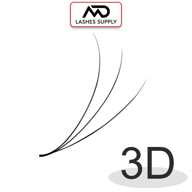 Mi fan 3d độ cong c - cc - d, độ dày 0.7 - 1 hộp 500 fan - dụng cụ nối mi
