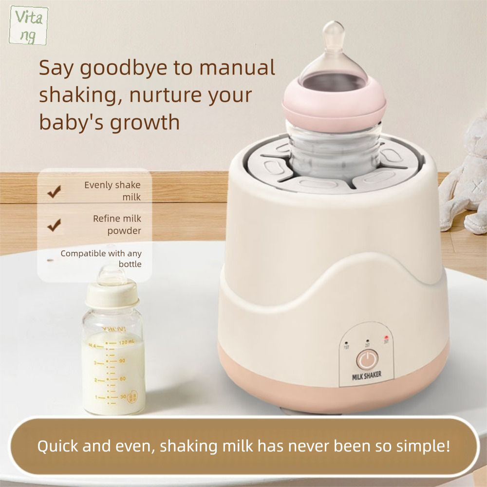 VITANG Có thể điều chỉnh Máy xay sữa điện cho trẻ em 3 chế độ Không có cục Máy trộn bột điện Ứng dụng rộng rãi Tiếng ồn thấp Máy chuẩn bị sữa Cho bé ăn