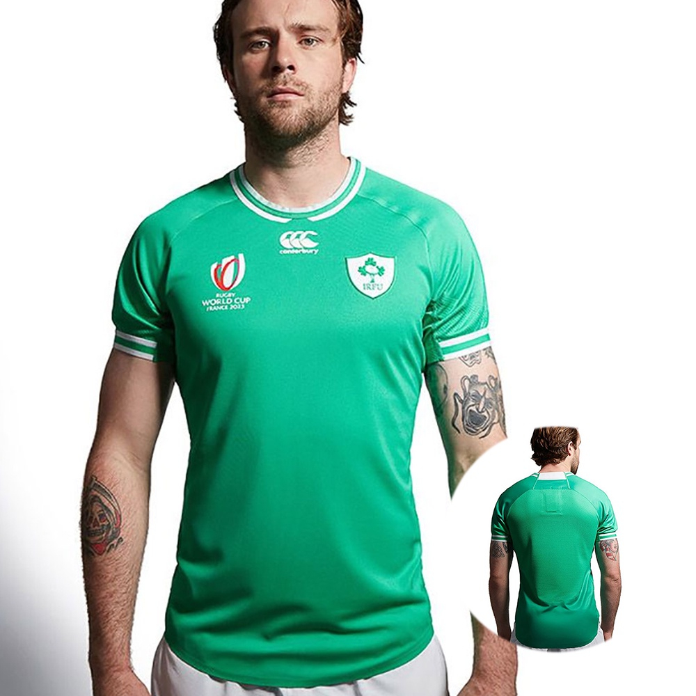 2023 2024 Ireland Nhà Bóng Bầu Dục Pháp World Cup Jersey Ireland Áo Rugby rfu rwc