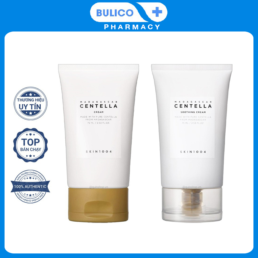 Kem Chiết Xuất Rau Má Skin1004 Madagascar Centella Cream/Soothing Cream 75ml dưỡng da cao cấp