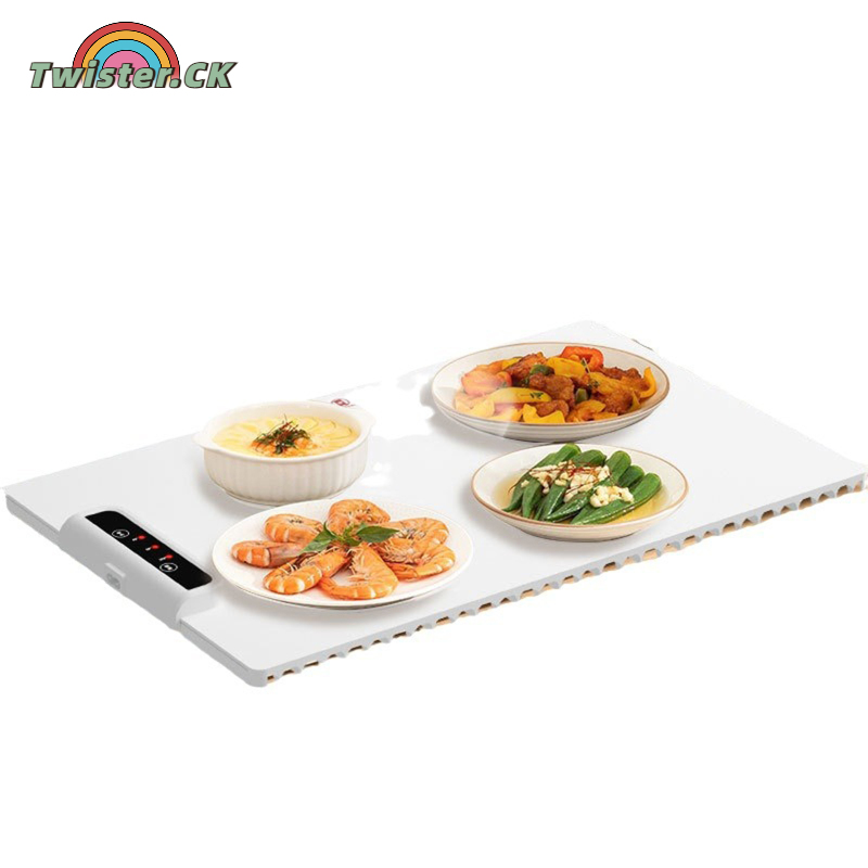 Twister.CK Electric Warming Tray Foldable Food Warmer With Adjustable Temperature Control For Buffet Restaurants Party ราคา 1,316 บาท*ส่งฟรี