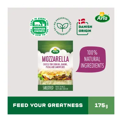 Arla Mozzarella Shredded Cheese 175g