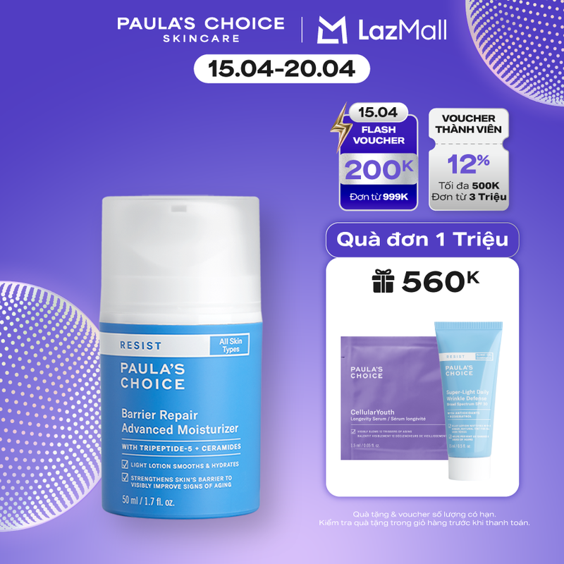 Kem dưỡng ẩm Paula's Choice Resist Barrier Repair Advanced Moisturizer 50ml mã 2240