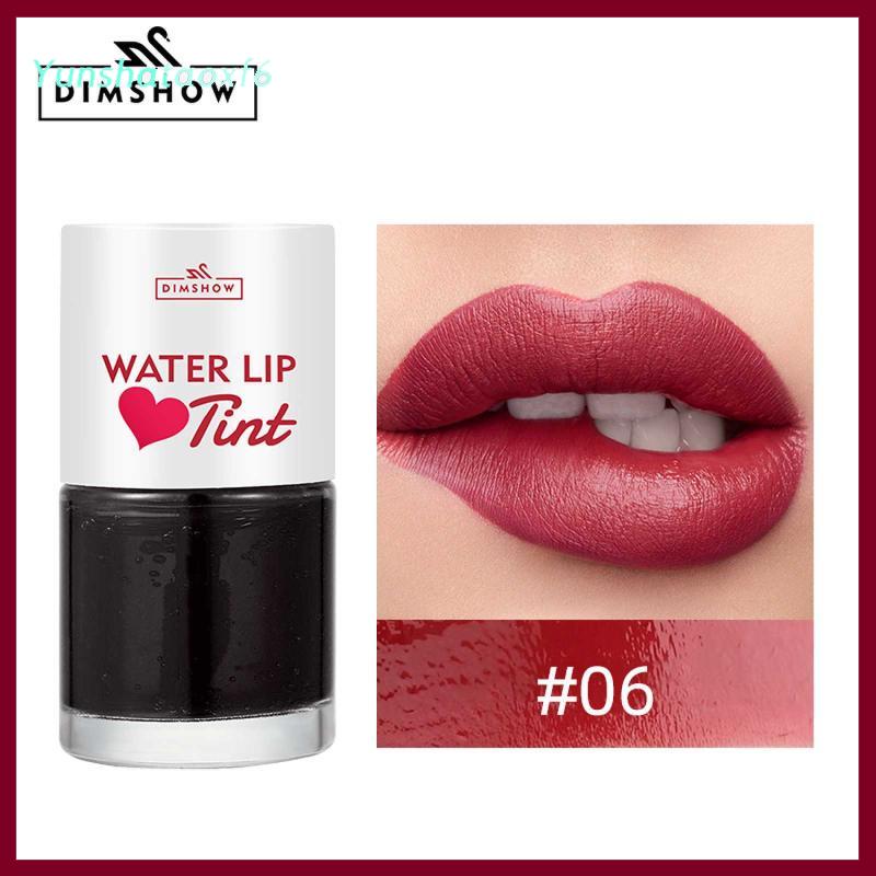 yunshataoxf Dưỡng Ẩm Son Bóng Trang Điểm Đỏ Mặt Pha Lê Sexy Màu Đỏ Vết 2 Trong 1 Matte Lip Men Tint Plumping Son Môi Lỏng Mỹ Phẩm - 7