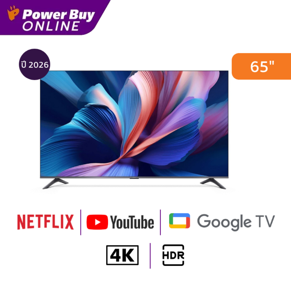 Xiaomi Tv a Pro 65 2026 Google Tv 65 Inch 4K Uhd Qled Model L65Mb-Apsea Year 2026 ราคา 13,640 บาท*ส่งฟรี