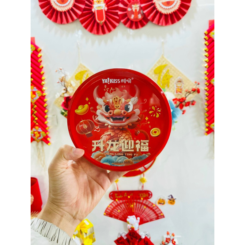 Set phụ kiện trang trí tết  trang trí tháp bánh  nước tết trang trí tráp lễ