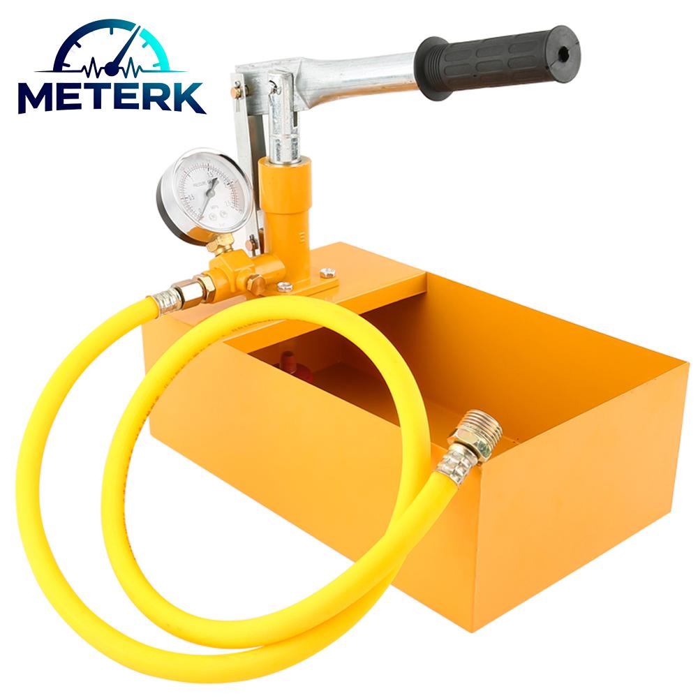 Meterk Máy bơm thử thủy lực bằng tay bằng nhôm 2 5MPa 25kg với G1/2 Giá 609,000 Đồng*Miễn phí vận chuyển