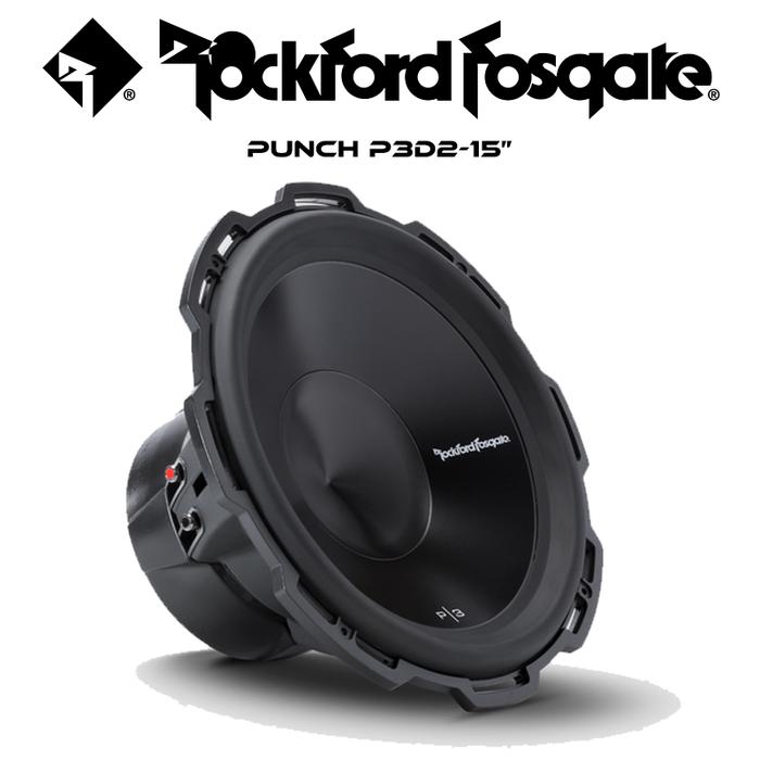 SUBWOOFER PASIF ROCKFORD FOSGATE P3D2 15 INCH P3 DOUBLE 2 OHM -PUSYNONE Harga 6,965,000 rupiah*Gratis Ongkir