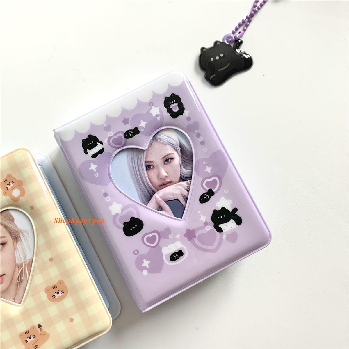 Collect Book sổ đựng card 6.5x9cm - Album ảnh lưu trữ lomo card mẫu trái tim