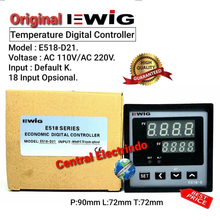 TEMPERATURE CONTROL/THERMO CONTROL DIGITAL EWIG E508-D 72X72. - Elvoir Store Harga  432,000 Ringgit*Penghantaran Percuma